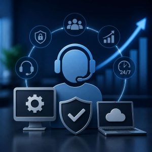 Symbolbild IT Betreuung - Support - CLientmanagement
