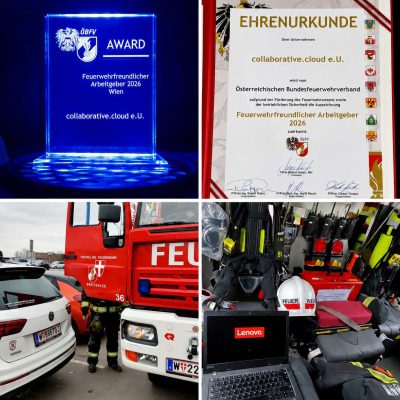collaborative.cloud - feuerwehrfreundlicher Arbeitgeber 2026 5 collage