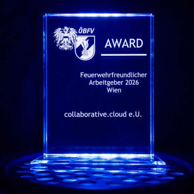 collaborative.cloud - feuerwehrfreundlicher Arbeitgeber 2026 1 öbfv-award